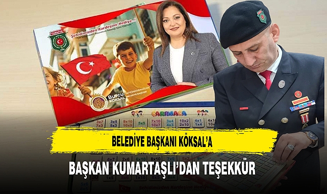 Belediye Başkanı Köksal'a Başkan Kumartaşlı’dan Teşekkür