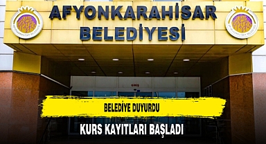 Belediye Duyurdu Kurs Kayıtları Başladı