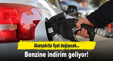 Benzine indirim geliyor