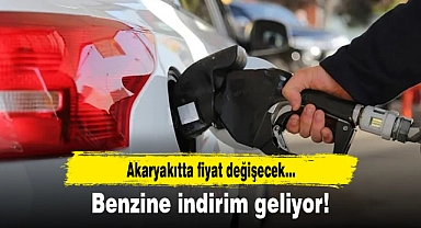 Benzine indirim geliyor