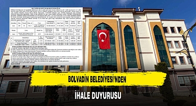 Bolvadin Belediyesi’nden İhale Duyurusu