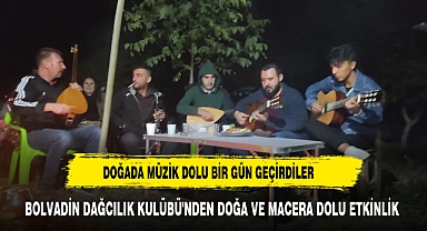 BOLVADİN DAĞCILIK KULÜBÜ'NDEN DOĞA VE MACERA DOLU ETKİNLİK