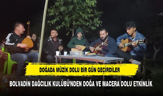 BOLVADİN DAĞCILIK KULÜBÜ'NDEN DOĞA VE MACERA DOLU ETKİNLİK