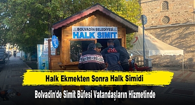 Bolvadin'de Simit Büfesi Vatandaşların Hizmetinde