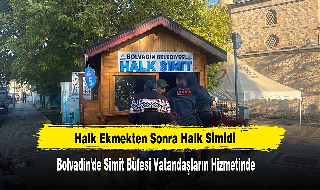 Bolvadin'de Simit Büfesi Vatandaşların Hizmetinde
