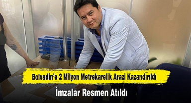 Bolvadin’e 2 Milyon Metrekarelik Arazi Kazandırıldı