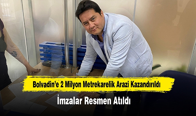 Bolvadin’e 2 Milyon Metrekarelik Arazi Kazandırıldı