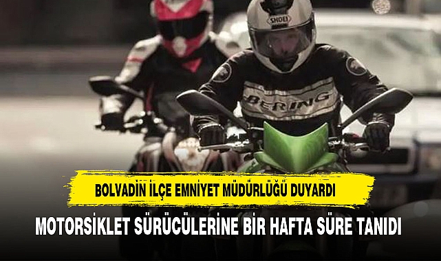 BOLVADİN İLÇE EMNİYET MÜDÜRLÜĞÜ DUYURDU