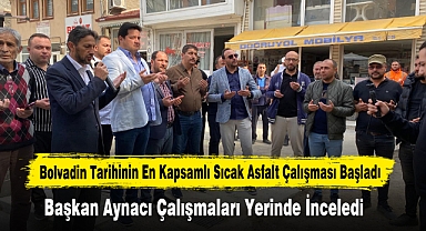 Bolvadin Tarihinin En Kapsamlı Sıcak Asfalt Çalışması Başladı
