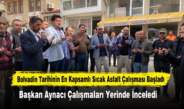 Bolvadin Tarihinin En Kapsamlı Sıcak Asfalt Çalışması Başladı