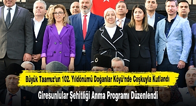 Büyük Taarruz’un 102. Yıldönümü Doğanlar Köyü’nde Coşkuyla Kutlandı