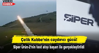 Çelik Kubbe'nin caydırıcı gücü! Siper Ürün-2'nin test atışı başarı ile gerçekleştirildi