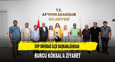 CHP Emirdağ İlçe Başkanlığından Burcu Köksal'a Ziyaret