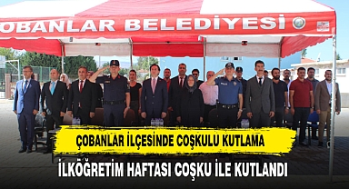 Çobanlar İlçesinde İlköğretim Haftası Coşkusu