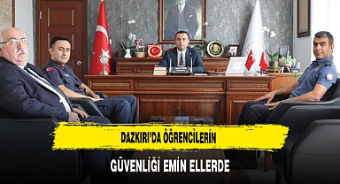 Dazkırı’da Öğrencilerin Güvenliği Emin Ellerde