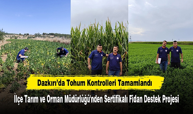 Dazkırı'da Tohum Kontrolleri Tamamlandı