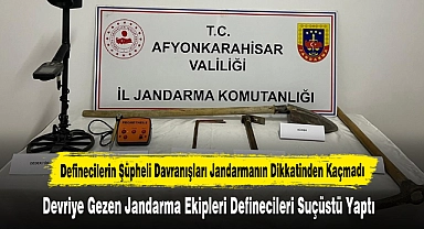 Definecilerin Şüpheli Davranışları Jandarmanın Dikkatinden Kaçmadı