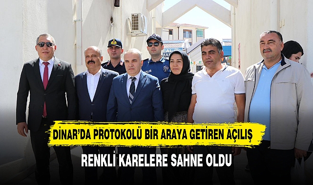 DİNAR BELEDİYE BAŞKANI TOPÇU KUZEY KATMER İŞLETMESİNİN AÇILIŞINA KATILDI.