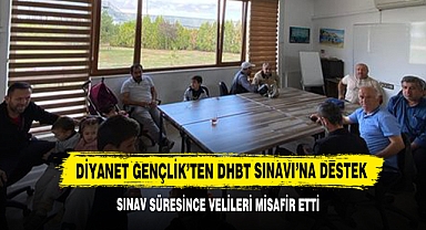 Diyanet Gençlik'ten DHBT Sınavı'na Destek