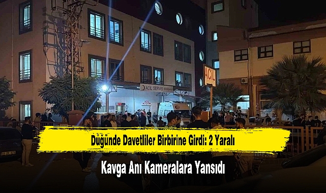 Düğünde Davetliler Birbirine Girdi: 2 Yaralı