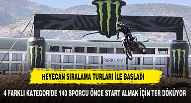 Dünya Motokros Şampiyonası Afyonkarahisar’da  sıralama turları ile başladı