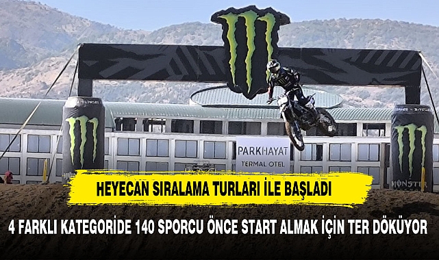 Dünya Motokros Şampiyonası Afyonkarahisar’da  sıralama turları ile başladı