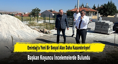 Emirdağ’a Yeni Bir Sosyal Alan Daha Kazandırılıyor