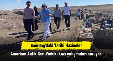Emirdağ'daki Tarihi Hazineler! Amorium Antik Kenti’ndeki kazı çalışmaları sürüyor