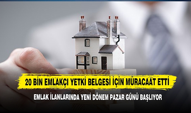 Emlak İlanlarında Yeni Dönem Pazar Günü Başlıyor