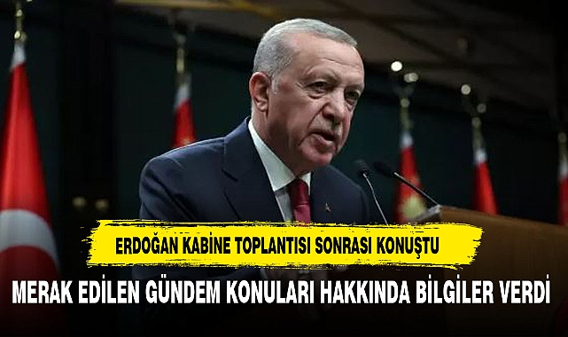 Erdoğan'dan Kabine sonrası "kılıçlı yemin" çıkışı: Tahkikatı çok boyutlu yürütüyoruz
