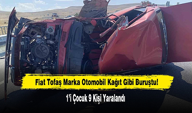 Fiat Tofaş Marka Otomobil Kağıt Gibi Buruştu!