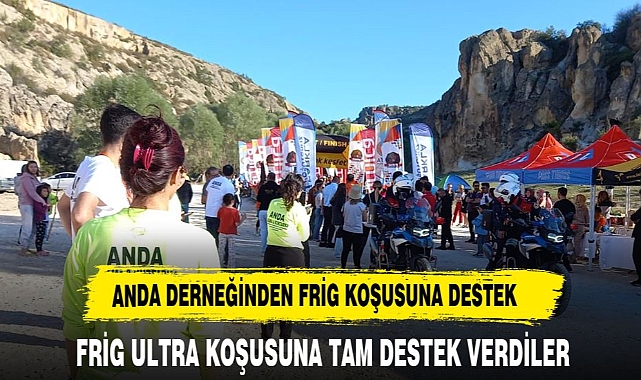 FRİG ULTRA KOŞUSU'NA  ANDA AFYONKARAHİSAR İL TEMSİLCİLİĞİ'NDEN TAM DESTEK