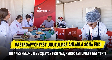 GastroAfyon Fest Unutulmaz Anlarla Sona Erdi