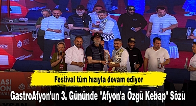 GastroAfyon'un 3. Gününde