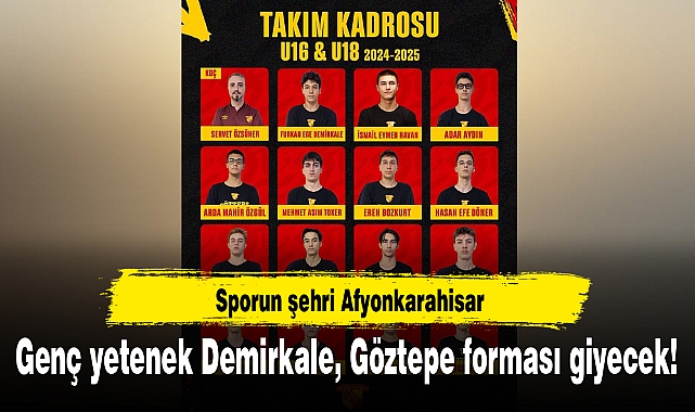 Genç yetenek Demirkale, Göztepe forması giyecek!