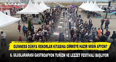 Guinness Dünya Rekorlar Kitabına Girmeye Hazır Mısın Afyon?