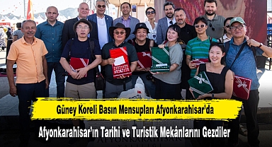 Güney Koreli Basın Mensupları Afyonkarahisar’da