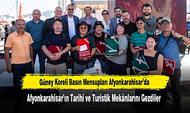 Güney Koreli Basın Mensupları Afyonkarahisar’da