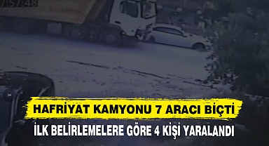 HAFRİYAT KAMYONU 7 ARACI BİÇTİ