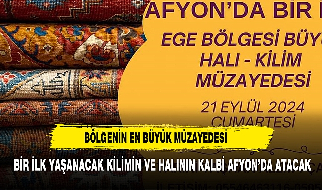 Halı ve Kilimin Kalbi Afyon'da Atacak