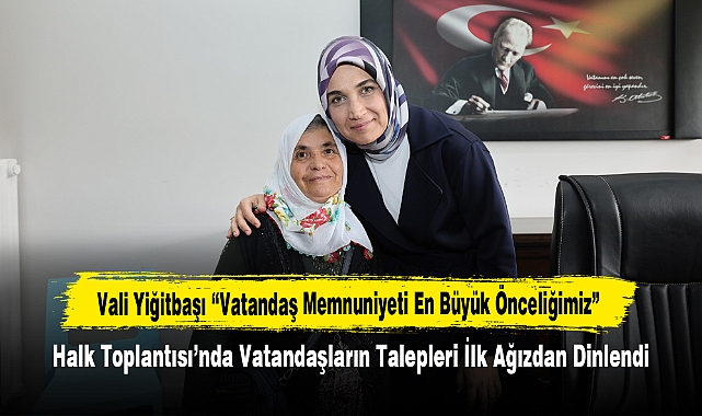 Halk Toplantısı'nda Vatandaşların Talepleri İlk Ağızdan Dinlendi