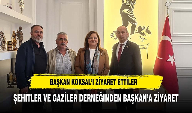 Harp Malulü Gaziler Şehit Dul ve Yetimleri Derneği'nden Başkan Burcu Köksal’a Ziyaret