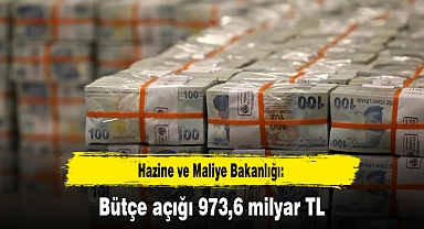 Hazine ve Maliye Bakanlığı: Bütçe açığı 973,6 milyar TL