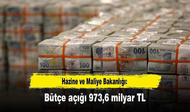 Hazine ve Maliye Bakanlığı: Bütçe açığı 973,6 milyar TL