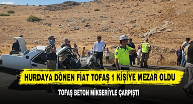 Hurdaya Dönen Tofaş 1 Kişiye Mezar Oldu