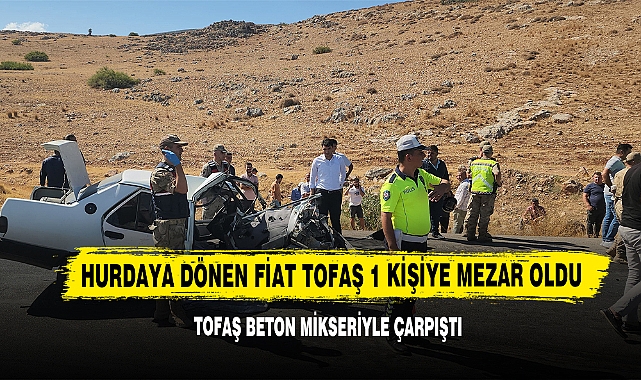 Hurdaya Dönen Tofaş 1 Kişiye Mezar Oldu