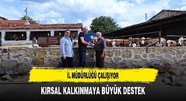 İl Müdürlüğü Çalışıyor Kırsal Kalkınmaya Büyük Destek