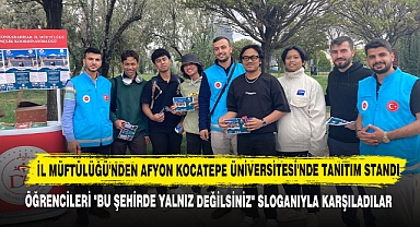 İl Müftülüğü'nden AKÜ’de Tanıtım Standı