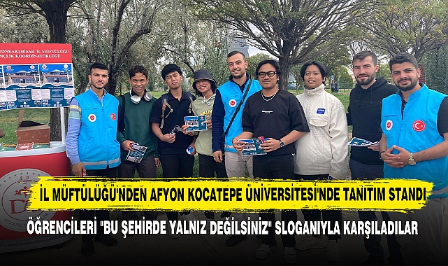 İl Müftülüğü'nden AKÜ’de Tanıtım Standı