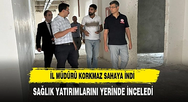 İl Sağlık Müdürü Korkmaz ve Destek Hizmetleri Başkanı Emirdağ'da İncelemelerde Bulundu